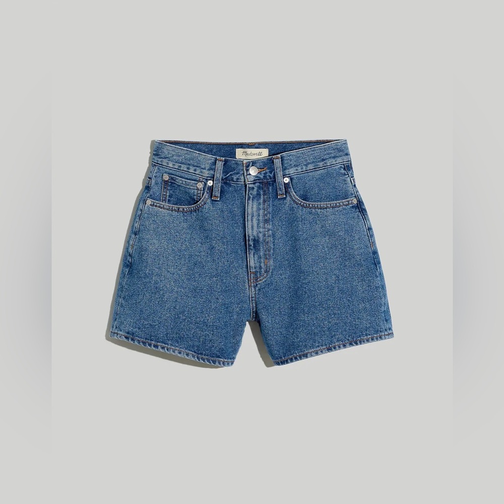 Madewell The Momjean Short in Streamside Wash